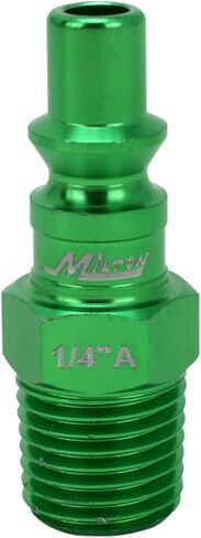 Colorfit by Milton Coupler & Plug Kit (A-Style) مع مصدات المطاط-1/4 "NPT Connect Hose Bittings لأدوات وضواغط الهواء-14 قطعة in Saudi Arabia