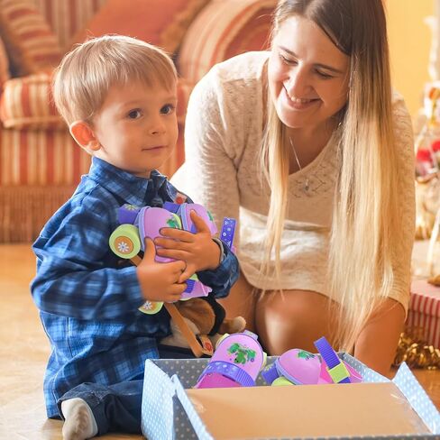 Kids Roller Skate for Girls Boys Ages 2-5 Years Old, Adjustable Toddler Rollerskates, Children Beginner Roller Skate RS209 in Saudi Arabia