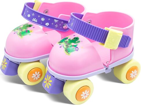 Kids Roller Skate for Girls Boys Ages 2-5 Years Old, Adjustable Toddler Rollerskates, Children Beginner Roller Skate RS209 in Saudi Arabia