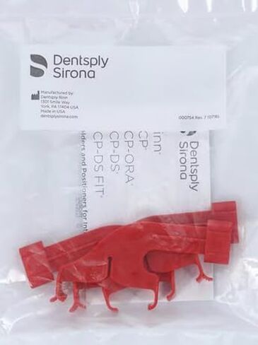 3/Pack Dental XCP-DS 2H Bitewing Basket 6100 Digital Sensor Holders, Red B-Blocks Autoclavable #2 Horizontal in Saudi Arabia