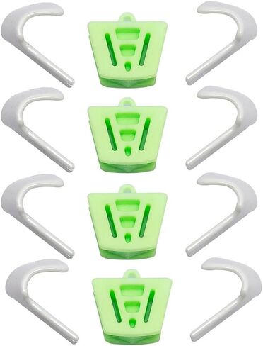 Dental Mouth Prop with Tongue Guard Kit, Intraoral Support Dental Bite Block,Occlusal Pad 3 Size Avaliable (Medium-4 Pcs) in Kuwait