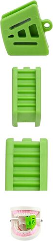 Dental Mouth Prop with Tongue Guard Kit, Intraoral Support Dental Bite Block,Occlusal Pad 3 Size Avaliable (Medium-4 Pcs) in Kuwait
