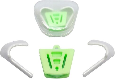 Dental Mouth Prop with Tongue Guard Kit, Intraoral Support Dental Bite Block,Occlusal Pad 3 Size Avaliable (Medium-4 Pcs) in Kuwait
