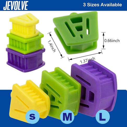 9 PCs Silicone Bite Blocks by JEVOLVE – Large Purple Flexible, Durable Blocks for DIY Projects, Crafts, Model Making, Art, Jewelry Design, and Small Item Holding – Safe, Reusable, Multi-Purpose in Kuwait