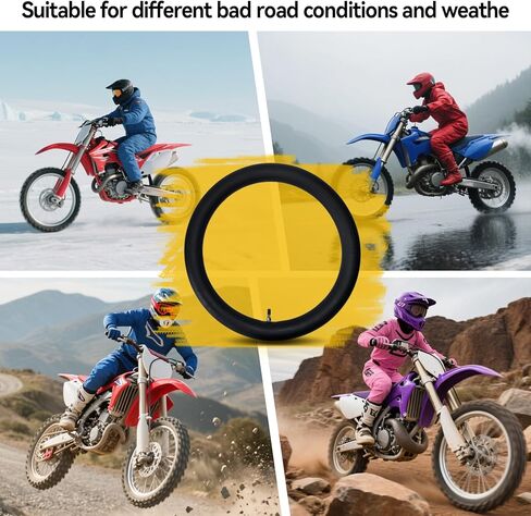 3.00-18 2.75-18 2.50-18 Inner Tubes 80/90-18 80/100-18 90/90-18 with Straight Valve Stem for Motorcycle Off Road Dirt Bike Tube 2 Pack in Kuwait