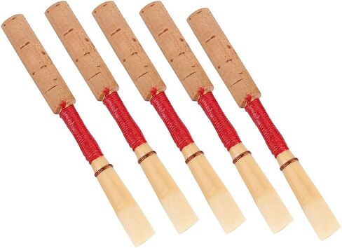 Oboe Reeds, 5pcs Oboe Reeds Medium Soft Strength Soft Handmade Oboe Instrument Accessories Pack of 5 For Beginners Oboe Accessories in Saudi Arabia