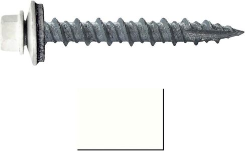 Metal Roofing Screws: (1000) 10 x 1-1/2" Galvanized Hex Head Sheet Metal Roof Screw. Self Starting Metal to Wood siding Screws. EPDM Washer. No Paint in Saudi Arabia