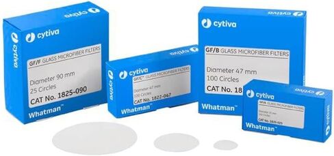 Whatman 1825-257 Glass Microfiber Binder Free Filter, 0.7 Micron, 19 s/100mL Flow Rate, Grade GF/F, 25.7cm Diameter (Pack of 25) in Saudi Arabia