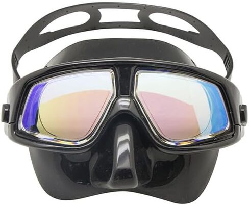 Farsighted Hyperopia +2.0 to +6.0 Scuba Diving Mask with Tempered Glass Lenses, Snorkel Options Anti-Fog in Kuwait