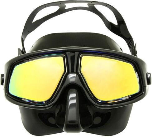 Hyper Opperialed +2.0 إلى +6.0 Scuba Scuba Mask مع عدسات زجاجية مقسمة ، خيارات الغطس المضادة للطفر in Kuwait