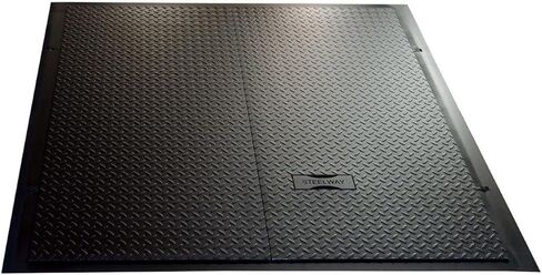 Steelway Diamond Plate Sidewalk Door - Heavy-Duty Secure Metal Access Doors for Convenient Outdoor Entry and Enhanced Security, Sidewalk Diamond Metal Plate Covers - 48" L x 60" W in Saudi Arabia