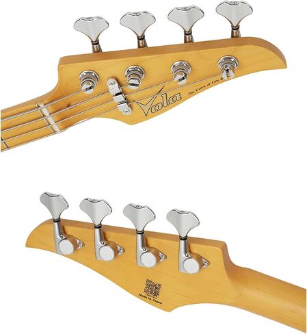 Vola Electric Bass Zva 4P MF Bass Bass Frost Metallic Gloss المصنوع يدويًا في اليابان Mij Gotoh Bridge Gotoh Tuled 4 Strings Modern C الرقبة لجميع المستويات in Kuwait