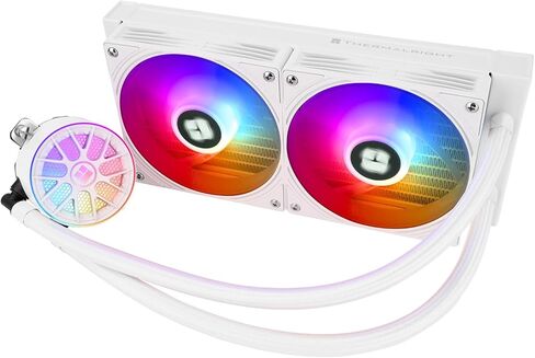 Thermalright Aqua Elite 240 V6 ARGB Black AIO CPU Cooler, ARGB PWM Cooler Fans with 2000RPM, for Intel Lga1150/1151/1155/1156/1200/2011/1700/1851, AMD: AM4/AM5, Case 240mm AIO Radiator in Saudi Arabia