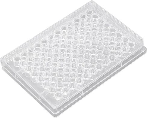 10pcs لوحة ثقافة الأنسجة 96 بئر C polystyr نمو الخلايا لوحة الثقافة مع غطاء البلاستيك لغرفة بيولوجية LA السفلية الثقافة الثقافة البليانيتايز مع lidcell in Saudi Arabia