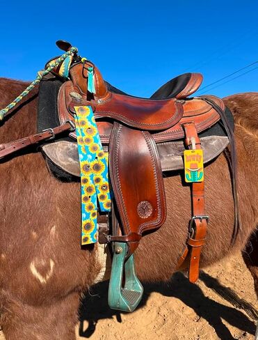 cinch strap set latigo sunflower 2" in Saudi Arabia