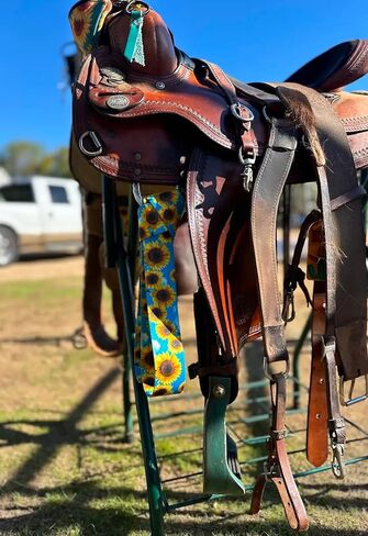 cinch strap set latigo sunflower 2" in Saudi Arabia