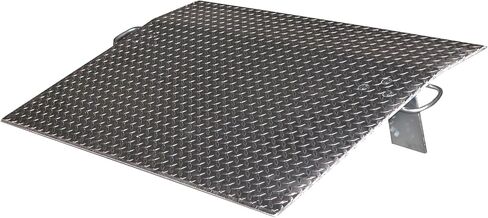 Vestil Economizer Dockplate - Aluminum, 2,300-lb. Capacity, 30in.L x 30in.W, Model Number E-3030 in Saudi Arabia