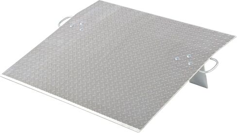 Vestil Secondizer Dockplate - الألومنيوم ، 2500 رطل. السعة ، 36in.l x 36in.w ، رقم الطراز E-3636 in Saudi Arabia