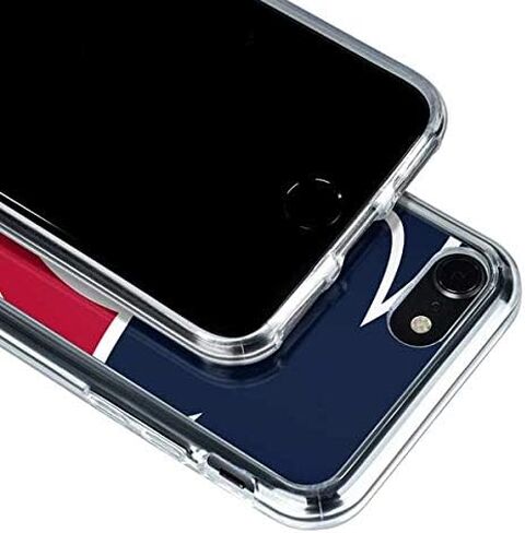 Skinit Clear Phone Case متوافق مع iPhone SE (2nd & 3rd Gen) - تصميم شعار كبير NFL Houston Textan. in Saudi Arabia