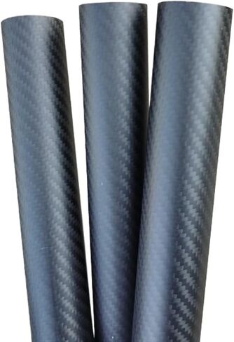 1pc twill matte الكربون الألياف أنبوب الطائرات بدون طيار OD4mmmmmmmm2mm2mm2mm30mm40mm50mm الطول 500 مم قطع CNC أنابيب ألياف الكربون (12x8x500mm) in Saudi Arabia