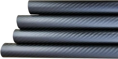 1pc twill matte الكربون الألياف أنبوب الطائرات بدون طيار OD4mmmmmmmm2mm2mm2mm30mm40mm50mm الطول 500 مم قطع CNC أنابيب ألياف الكربون (12x8x500mm) in Saudi Arabia
