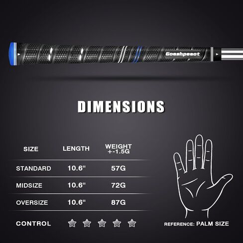 Wrap Golf Grips 13 Pack with Golf Grip Kit ,Golf Club Grips Outstanding Tackiness and Advanced Surface Texture Enhances Control in Saudi Arabia