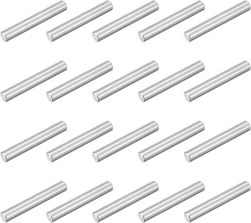 UXCELL 12PCS M5 X 60MM 304 دبوس الصلب غير القابل للصدأ ، دبوس الرف الأسطواني دعم PEG PIN PIN التثبيت للتصنيع الميكانيكي ، الصناعة ، تثبيت الأثاث ، الفضة in Kuwait