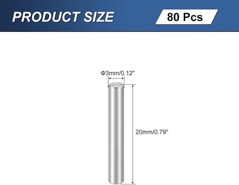 UXCELL 12PCS M5 X 60MM 304 دبوس الصلب غير القابل للصدأ ، دبوس الرف الأسطواني دعم PEG PIN PIN التثبيت للتصنيع الميكانيكي ، الصناعة ، تثبيت الأثاث ، الفضة in Kuwait