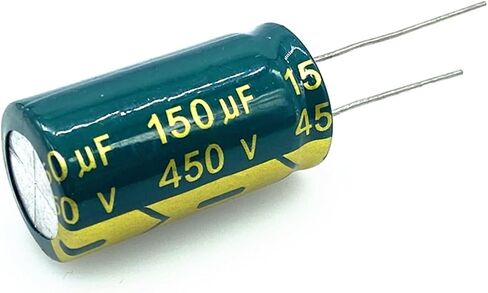 2pcs 450V 150UF Size 18 * 30MM High Frequency Low Impedance 450V150UF Aluminum Electrolytic Capacitor in Saudi Arabia