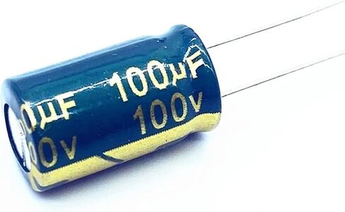 10pcs 100v 100uf Low ESR/مقاومة عالية التردد المكثف المنحل بالكهرباء الحجم 10x14 100v 100uf in Saudi Arabia