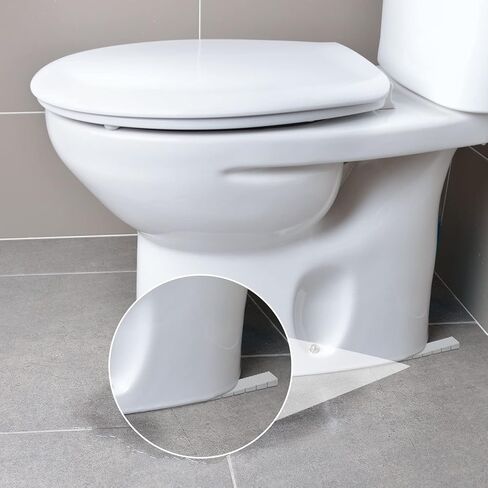 Jetec 36 Pieces 4 Inch Slopes Plastic Composite Shims Leveling Wedges for Home Furniture Improvement Restaurant DIY Table Floor Toilet Doors Furniture Shims Indoor Outdoor Use(White, Black, Coffee) in Saudi Arabia