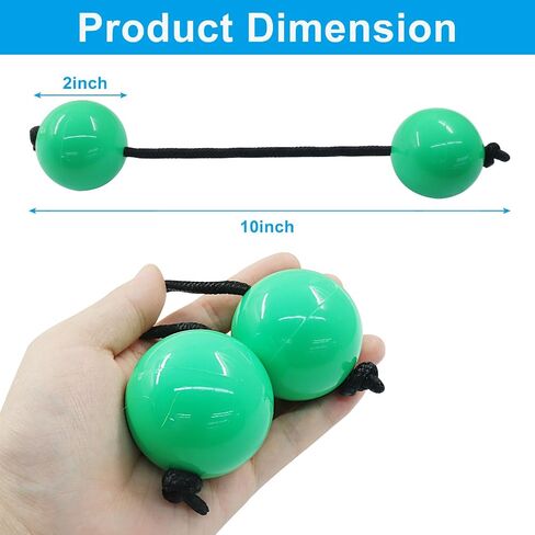 Bokwin African Rhythms Aslatua Shakers ، 2 Pack Kashaka Musical Adcussion Instruments & Rhythmic Balls ، African Hand Sercuss for Bealth Compans ، ABS 2 Inch Shakers for Phinivies (Black) in Kuwait