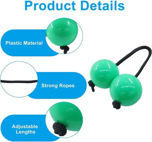 Bokwin African Rhythms Aslatua Shakers ، 2 Pack Kashaka Musical Adcussion Instruments & Rhythmic Balls ، African Hand Sercuss for Bealth Compans ، ABS 2 Inch Shakers for Phinivies (Black) in Kuwait