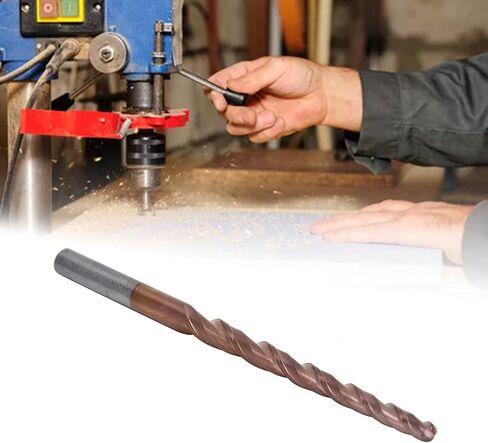 Fafeicy Cone End Mills Tungsten Steel Excellent Chip Removal Long Life High Surface Finish Engraving CNC Acrylic (R0.25 * 15*D4*50) in Kuwait