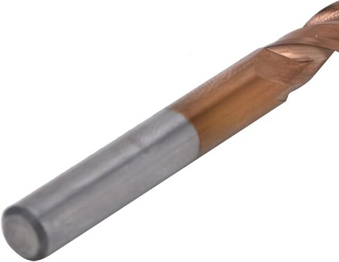 Fafeicy Cone End Mills Tungsten Steel Excellent Chip Removal Long Life High Surface Finish Engraving CNC Acrylic (R0.25 * 15*D4*50) in Kuwait