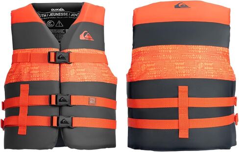 وافق Quiksilver USCG على سترة النجاة للشباب/الأطفال/الرضع ، وسترة LIGE LIGE LIFE LIFE LIGE مع أبازيم سريعة الإصدار ، للسباحة ، الشاطئ ، البحيرة ، التجديف ، القوارب ، صيد الأسماك in Saudi Arabia