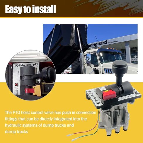 K90 Power Take Off PTO Hoist Air Shift Control Valve Fit for Truck Trailer Dump Truck Valve Tipper Hydraulic System Replace AV-295 AV295 328388-79X 329358X in Saudi Arabia
