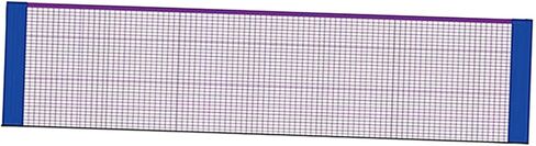 كرة الريشة Net Net Tnwminton Net Net Poldable Bestable Net Net Net Net Net لـ Backyard Entertainment Garden Gym in Saudi Arabia