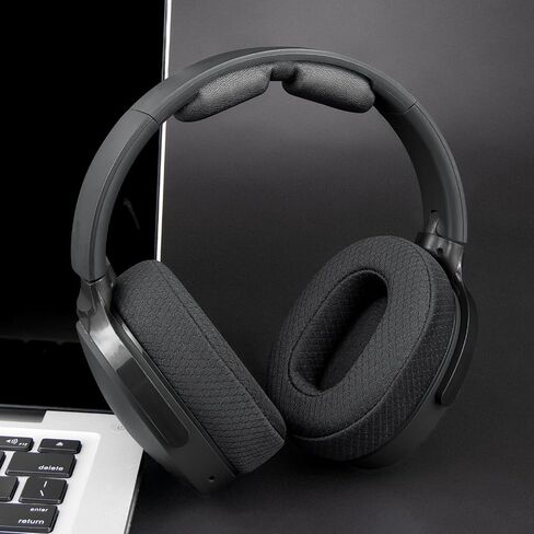 غطاء عقال Soulwit لـ Skullcandy Hesh 3/ANC/EVO ، جزء إصلاح وسادة HeadStrap البديلة - أسود in Saudi Arabia