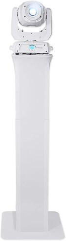 (2) Rockville RTP82W 8 ft. Adjustable White Totem Moving Head Light Stand+Scrim+Bag in Saudi Arabia