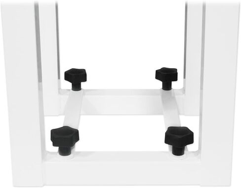 (2) Rockville RTP82W 8 ft. Adjustable White Totem Moving Head Light Stand+Scrim+Bag in Saudi Arabia