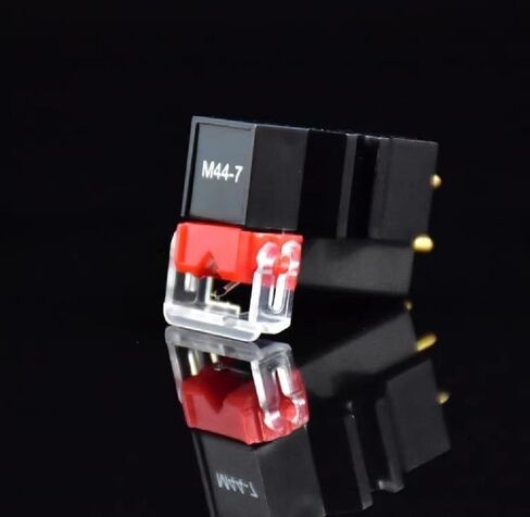 واحدة جديدة من الإبرة البديلة للاستبدال الماس المعبأة لـ Shure M44-3 N44-7 M44G M44-7 تناسب DN305 DN306 لـ GARRARD M44-7 N44-7 CARTRIDGES LP PHONOGROOS in Saudi Arabia