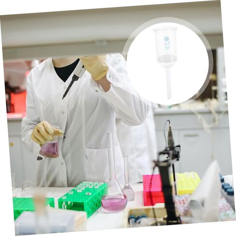 قمع زجاج مقاوم للحمض في غليفي لاستخدام المختبر 1000 مل في ترشيح الرمال الأساسية الدقة الدقة in Saudi Arabia