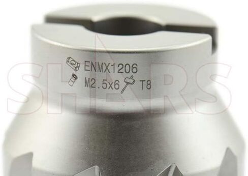 Shars 2-1/2" Multi-Purpose Coolant Through Indexable Face Mill ENMX Insert New 404-8551 6[ in Saudi Arabia
