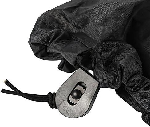 Dilwe Kayak Spray Skirt Outdoor Adjustable Nylon Water Sports Boat Deck Surf Cover Accessories(Black) in Saudi Arabia