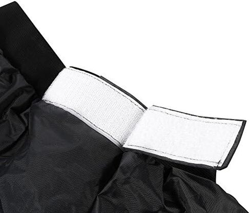 Dilwe Kayak Spray Skirt Outdoor Adjustable Nylon Water Sports Boat Deck Surf Cover Accessories(Black) in Saudi Arabia