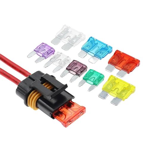 إدراج السيارة FUSE The Fuse Holder Fuse Box 12awg Medium Car Insert 600V 1PCS (Standard ، 50a) in Kuwait