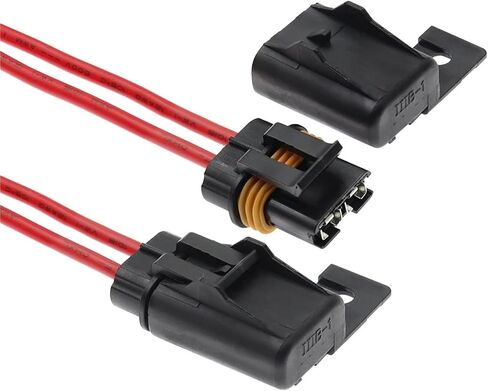 Car Insert Fuse The Fuse Holder Fuse Box 12AWG Medium Car Insert 600V 1Pcs(Mini,4A) in Saudi Arabia