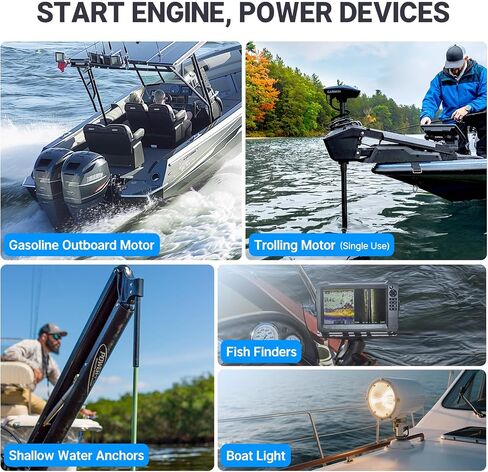 Redodo 12V 100Ah Bluetooth Dual-Purpose 900CCA Group27 Marine Battery, Starting Battery with Heating & Smart Power Retention in Saudi Arabia
