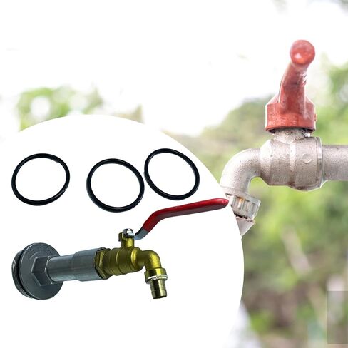 Faucet for 55 Gallon Leakproof Barrel Equipment, Barrel Faucet with 2" Thread for Outdoor Bucket Containers, as described, Length 16.5cm in Kuwait